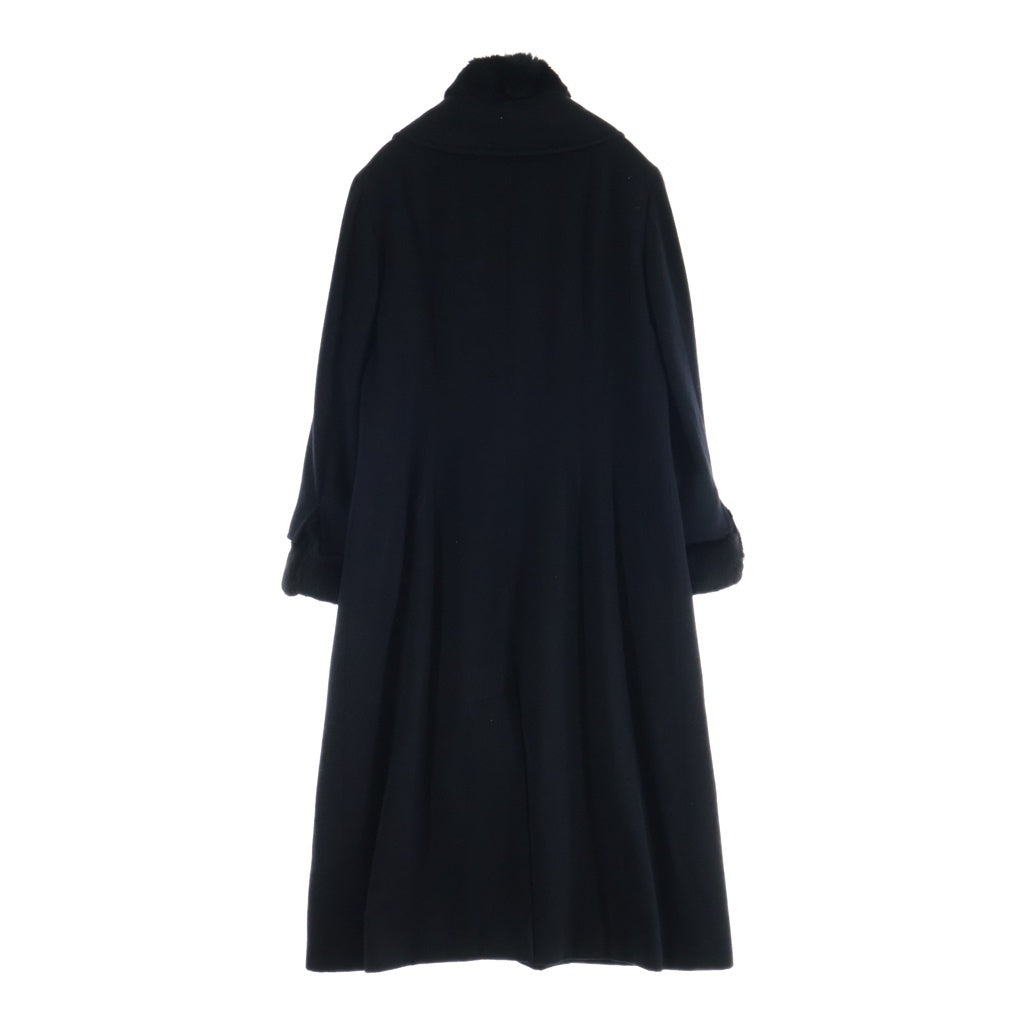 CHANEL(シャネル) ラパンファー カシミヤ ロングコート ブラック P19897V07699 レディース
