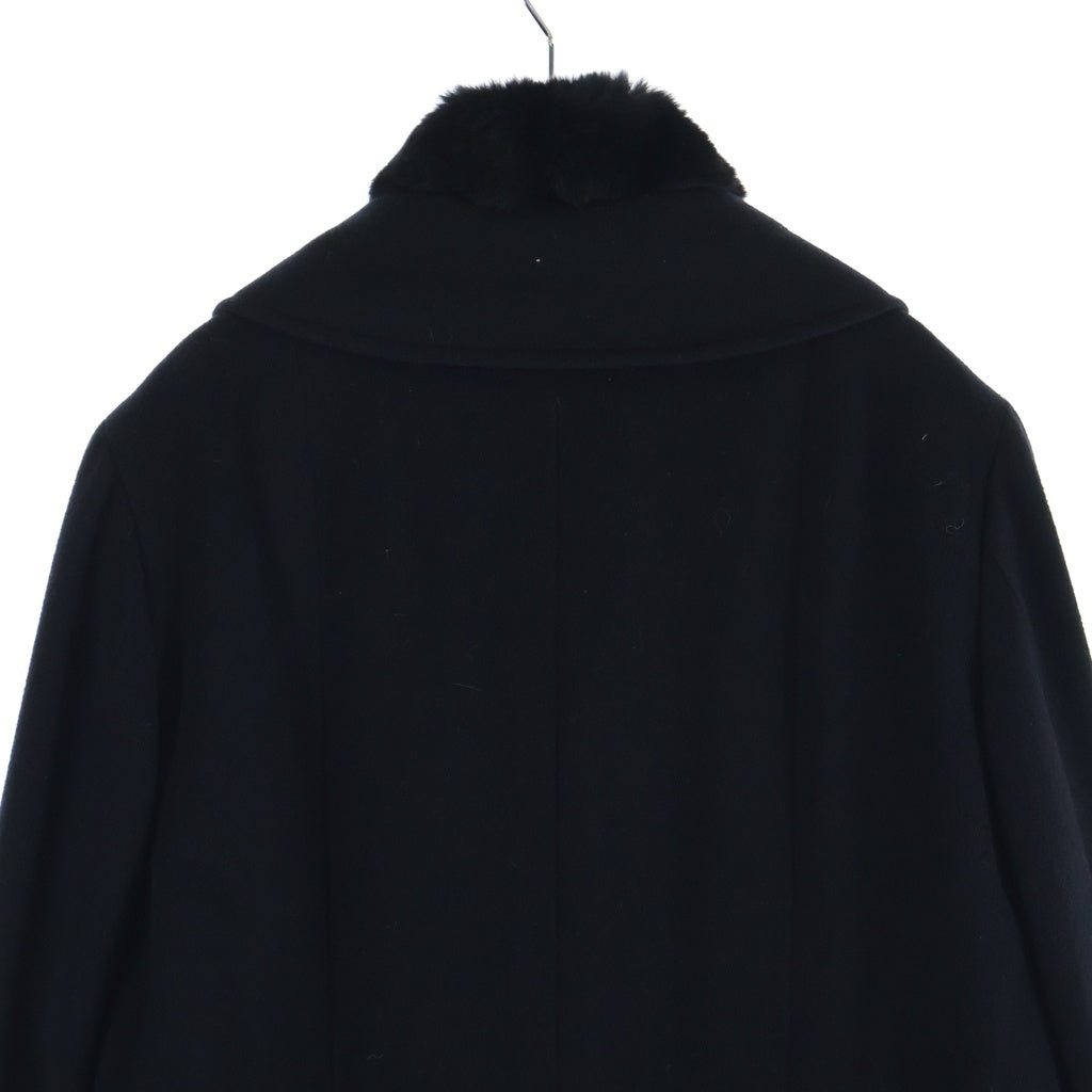 CHANEL(シャネル) ラパンファー カシミヤ ロングコート ブラック P19897V07699 レディース