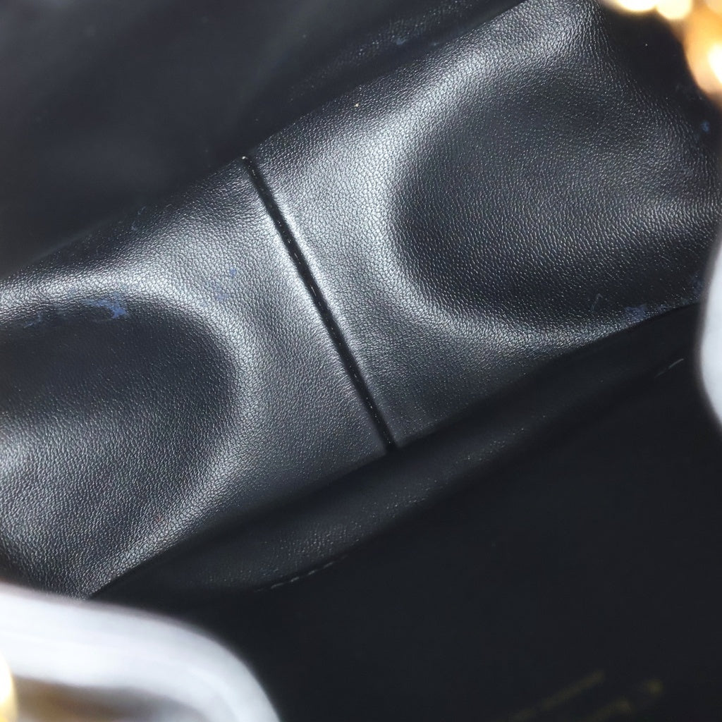 Christian Dior(クリスチャンディオール) カロ バックパック リュック ミディアム ブラック ラムスキン レディース