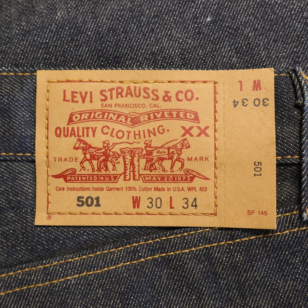 Levi's(リーバイス) 00s 501-6216 デニムパンツ ジーンズ USA製 ボタンフライ ボタン裏刻印553 インディゴ