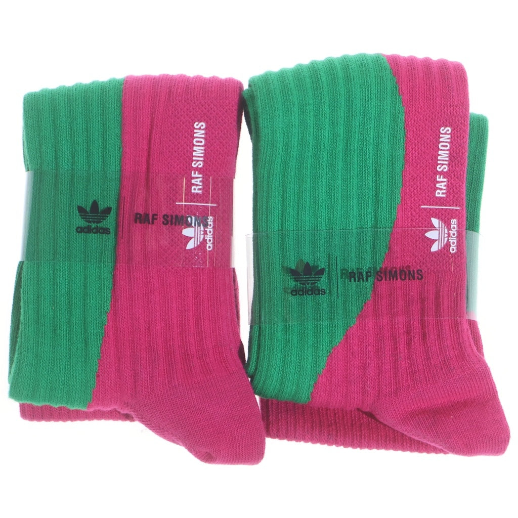 adidas by RAF SIMONS(アディダス バイ ラフシモンズ) レプリカントオズウィーゴ ハイカットスニーカー ピンク×グリーン