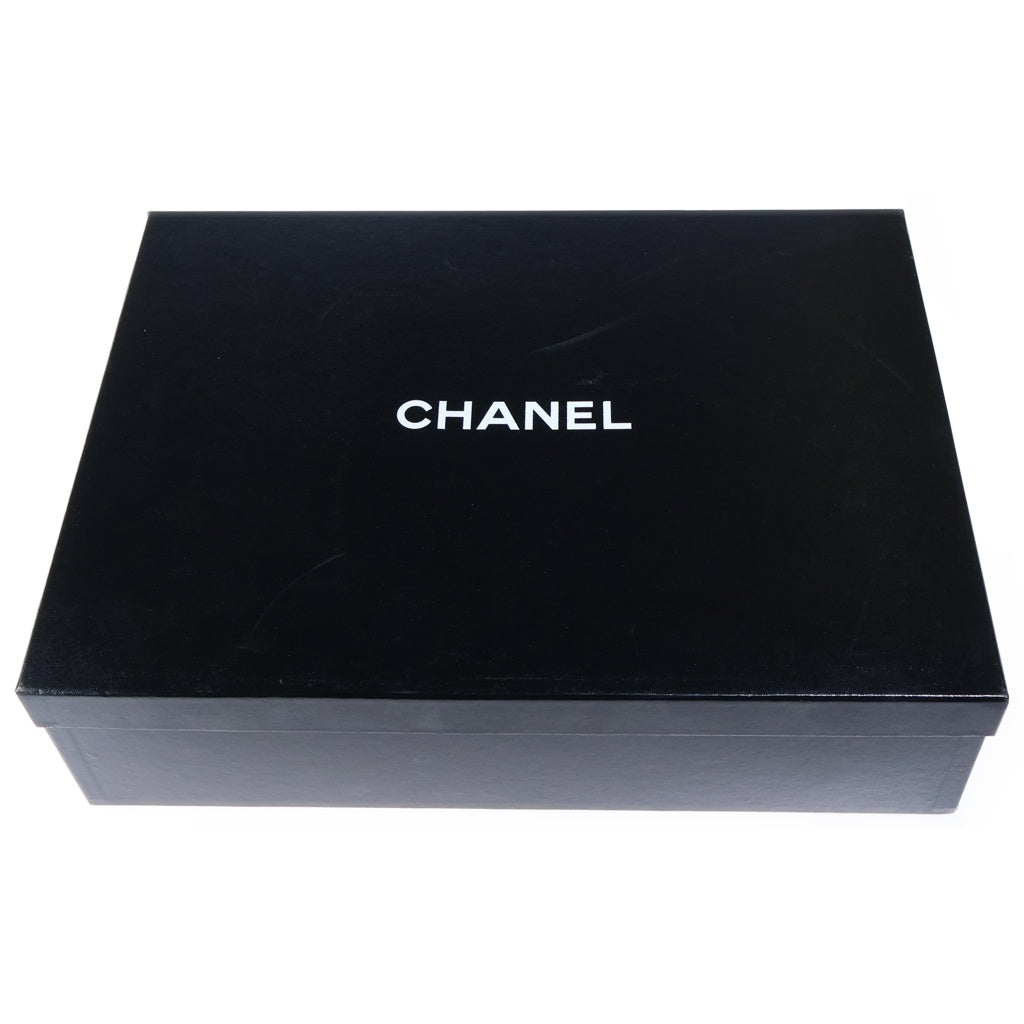 CHANEL(シャネル) マトラッセ エンジニアブーツ フラットブーツ ブラック ラムスキン シルバー金具 IG28566 レディース