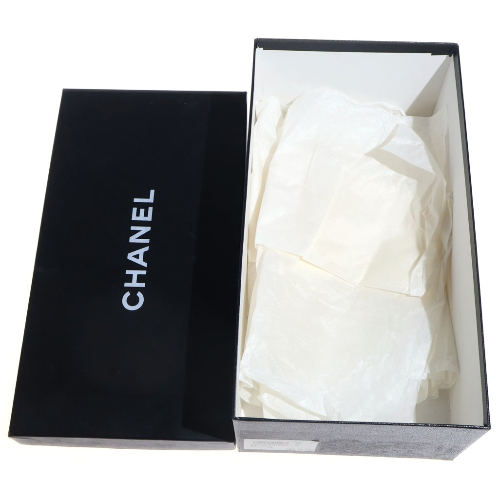CHANEL(シャネル) 96A ココマーク ヴィンテージスニーカー フラットシューズ ネイビー×ホワイト キャンバス G45210 レディース