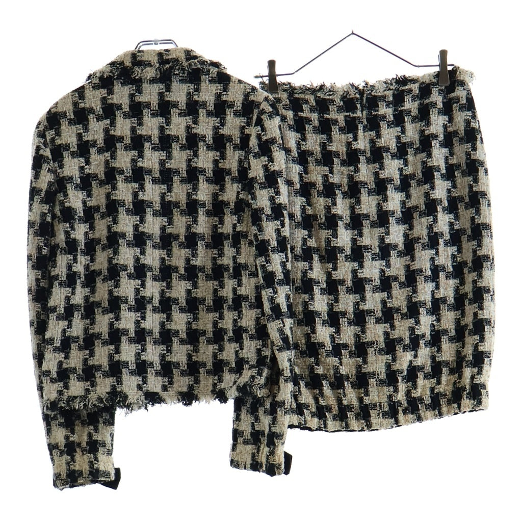 CHANEL(シャネル) 04A リボン ツイードセットアップ ブラック×ベージュ P23947V14152 レディース