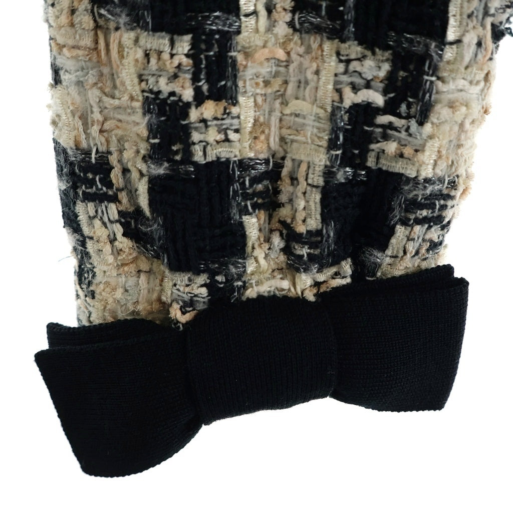 CHANEL(シャネル) 04A リボン ツイードセットアップ ブラック×ベージュ P23947V14152 レディース