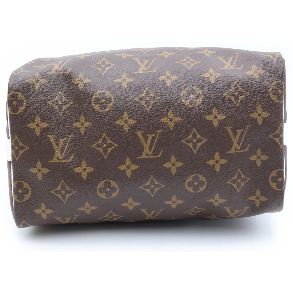 LOUIS VUITTON(ルイヴィトン) モノグラム スピーディ バンドリエール25 ハンド ショルダーバッグ PVC レザー ブラウン/ホワイト M20754 レディース