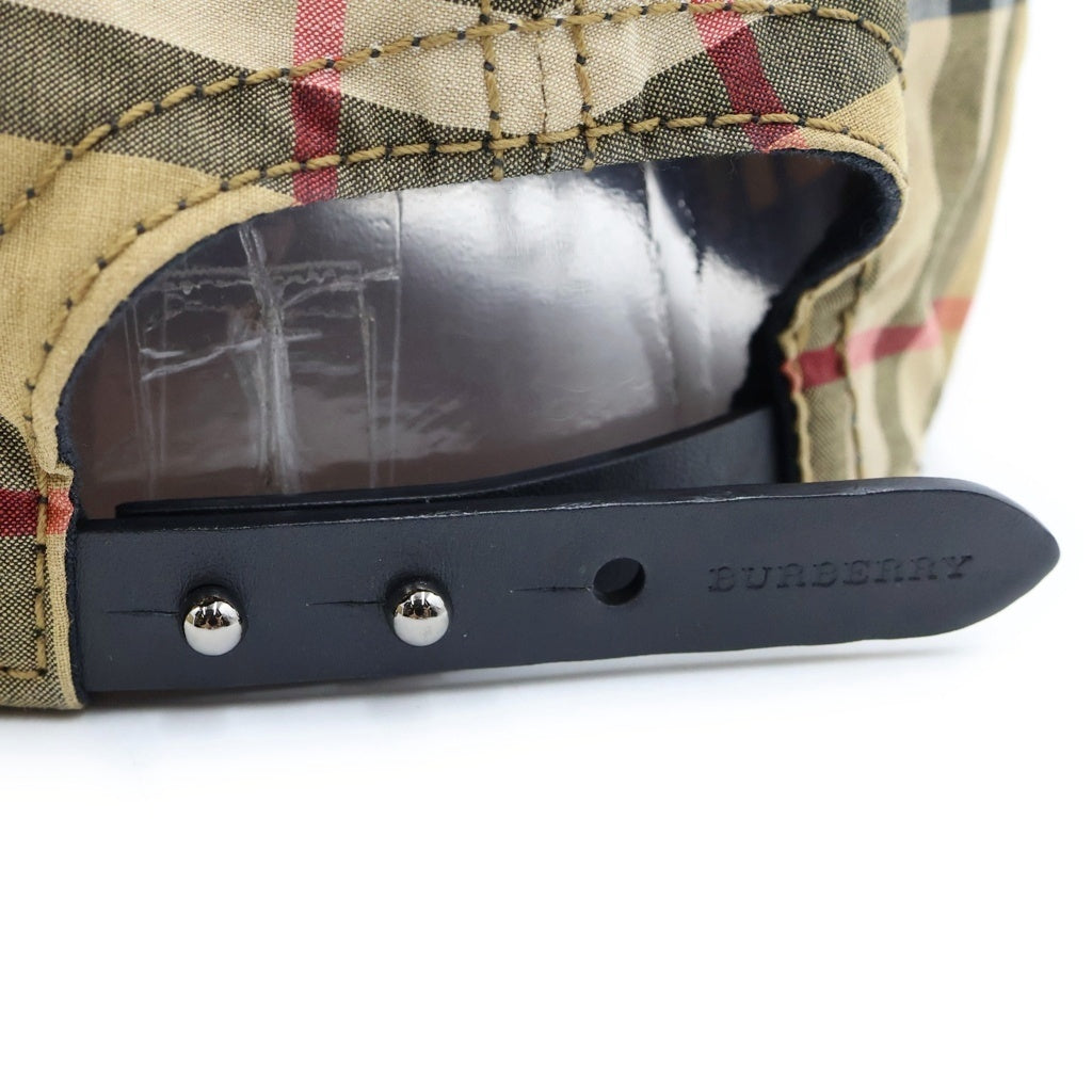 BURBERRY(バーバリー) ノバチェック キャップ ベージュ