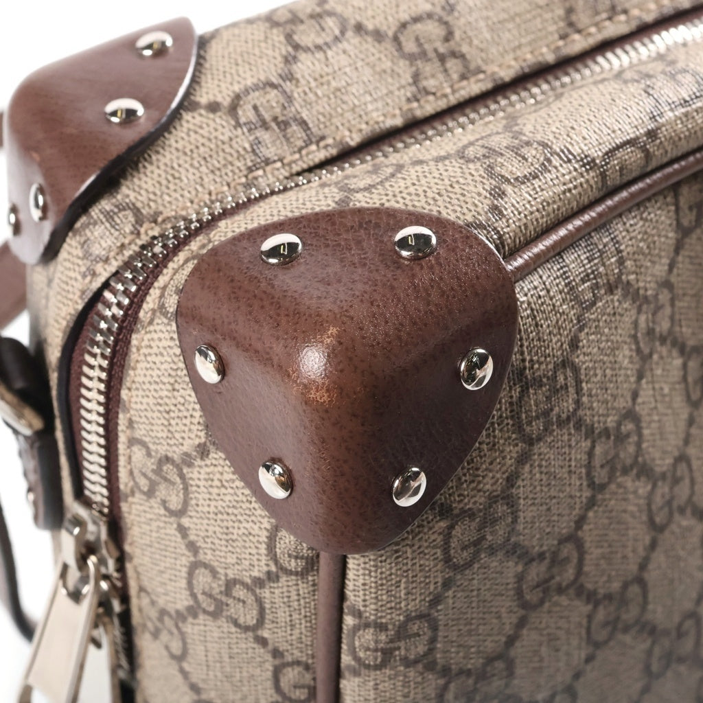 GUCCI(グッチ) GGスプリーム PVC レザー ショルダーバッグ ベージュ 626363 レディース