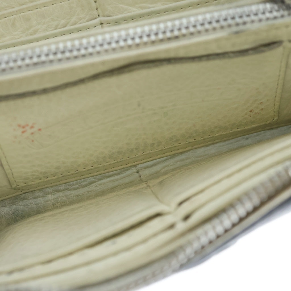 CHROME HEARTS(クロムハーツ) REC F ZIP 3セメタリー クロスパッチ ラウンドファスナーウォレット 長財布 ブラック