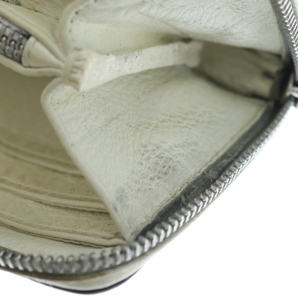 CHROME HEARTS(クロムハーツ) REC F ZIP 3セメタリー クロスパッチ ラウンドファスナーウォレット 長財布 ブラック