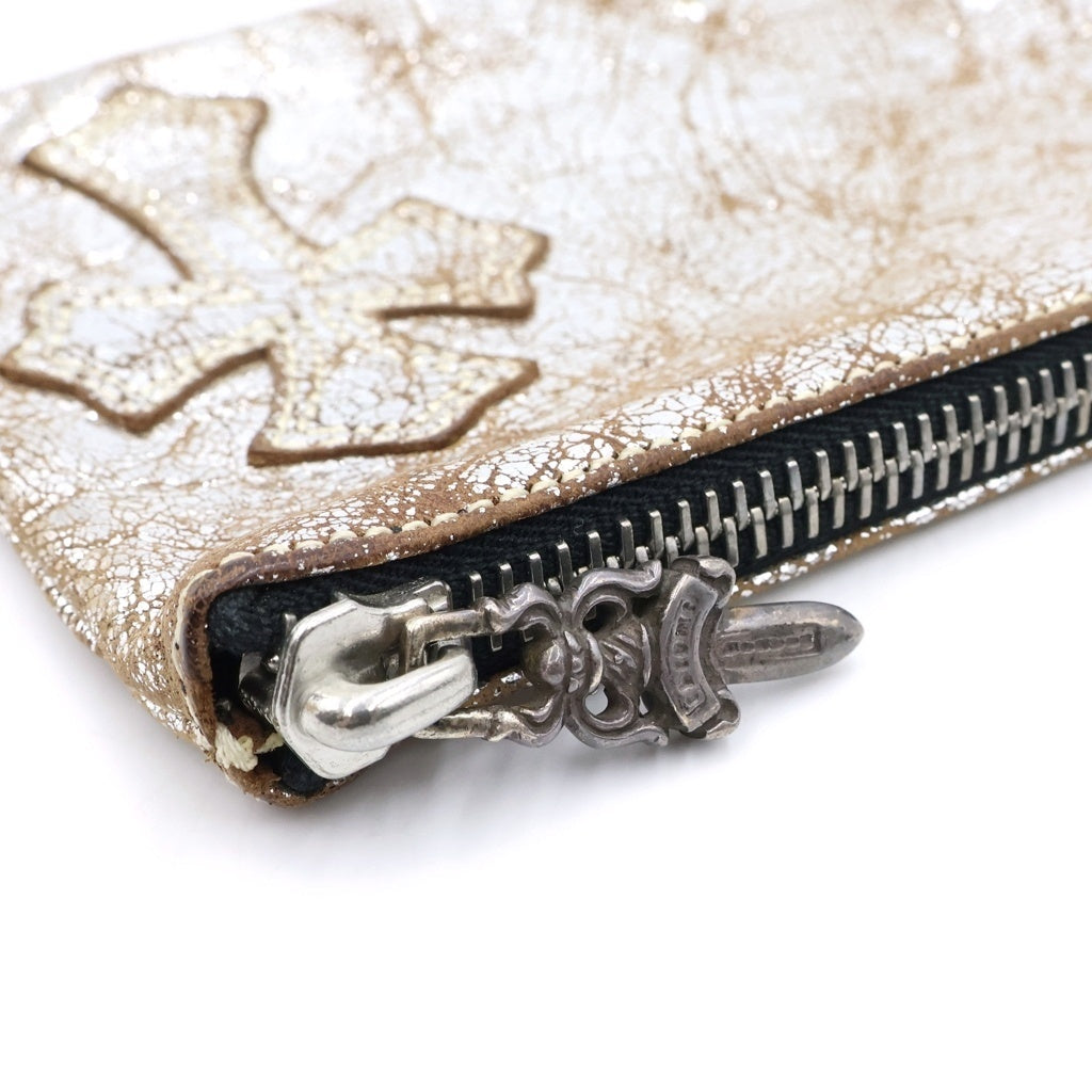 CHROME HEARTS(クロムハーツ) ZPR CHNG PURSE チェンジパース クロスパッチダガージップコインケース シルバー