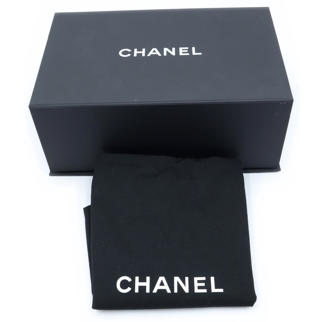 CHANEL(シャネル) ショルダーウォレット ハートチェーン ショルダーバッグ ツイード ブラック×ホワイト 千鳥格子 ゴールド金具 レディース