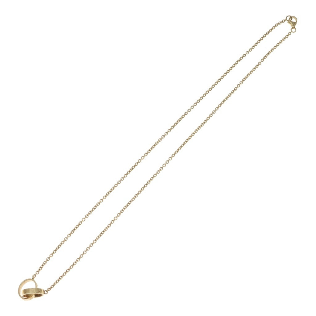 Cartier(カルティエ) ベビーラブ リング ネックレス ペンダント チェーン イエローゴールド 750YG レディース