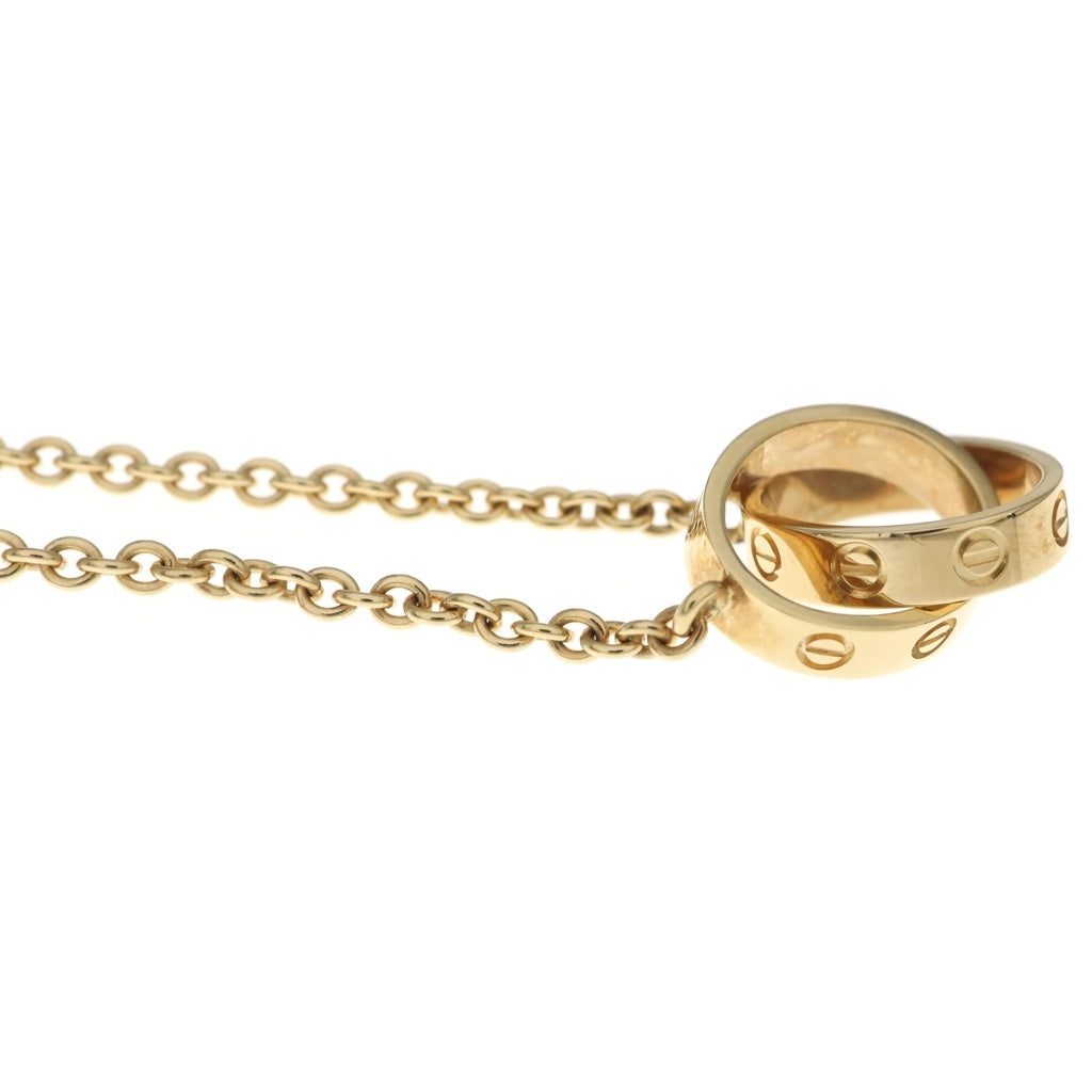 Cartier(カルティエ) ベビーラブ リング ネックレス ペンダント チェーン イエローゴールド 750YG レディース