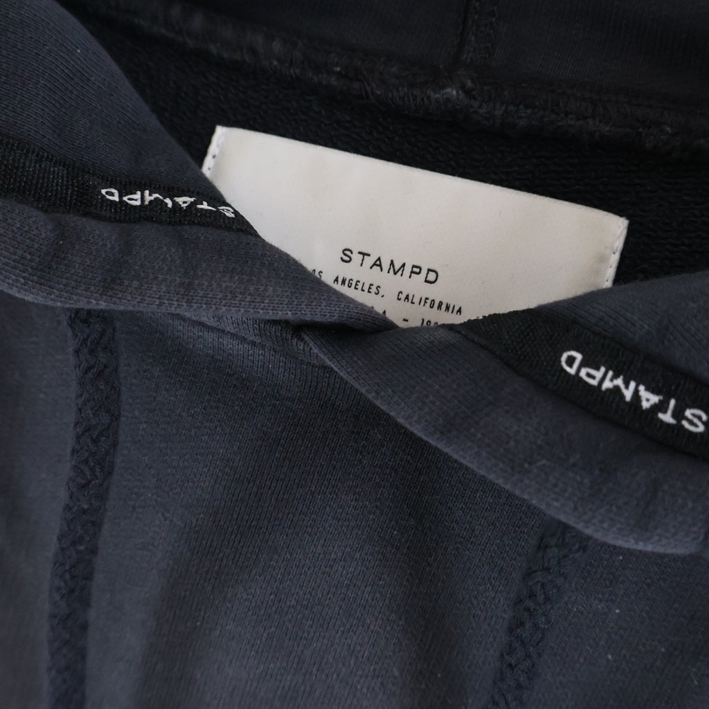 STAMPD(スタンプド) プルオーバーパーカー フーディー グレー コットン レディース