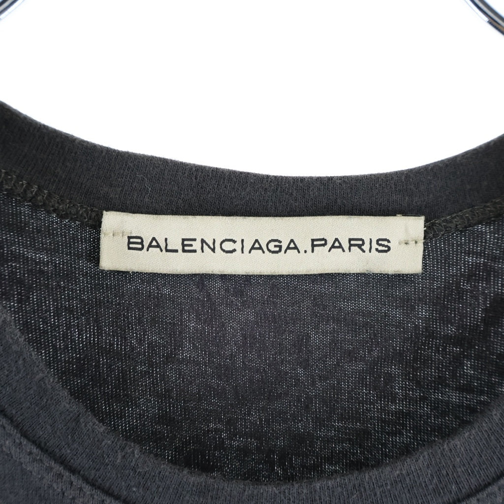 BALENCIAGA(バレンシアガ) コットン タンクトップ ノースリーブ シャツ #36 グレー レディース