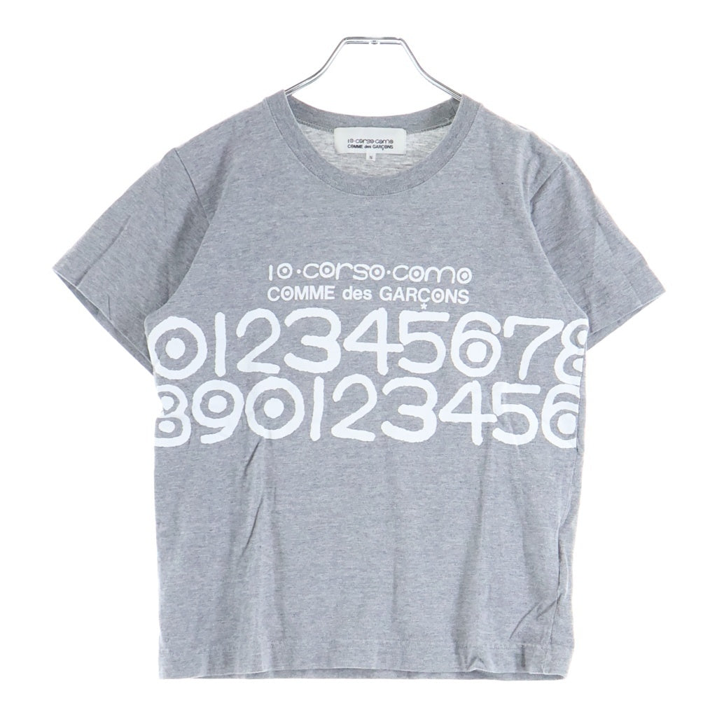COMME des GARCONS(コムデギャルソン) ×10 Corso Como コットン 半袖 Tシャツ カットソー #S グレー レディース