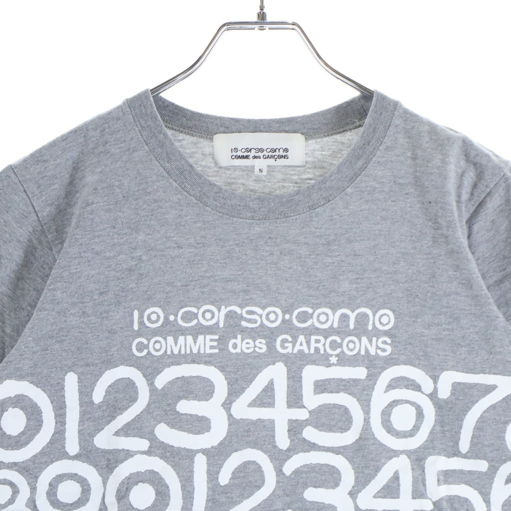 COMME des GARCONS(コムデギャルソン) ×10 Corso Como コットン 半袖 Tシャツ カットソー #S グレー レディース