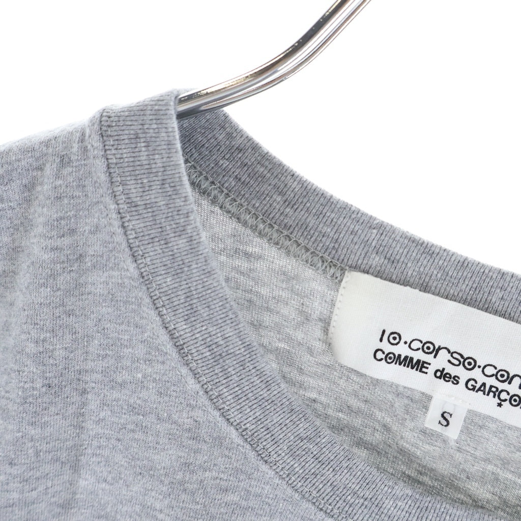 COMME des GARCONS(コムデギャルソン) ×10 Corso Como コットン 半袖 Tシャツ カットソー #S グレー レディース