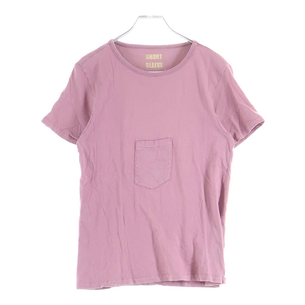 Maison Martin Margiela(メゾンマルタンマルジェラ) フロントポケット コットン 半袖 Tシャツ カットソー #M ピンク レディース
