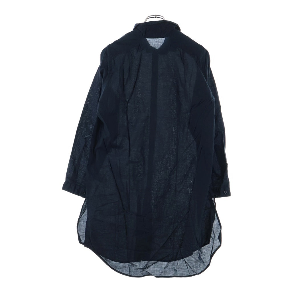 ANN DEMEULEMEESTER(アンドゥムルメステール) 10s インコントロ期 多ボタン 長袖シャツ ブラウス ブラック レディース