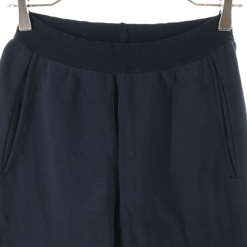 ANN DEMEULEMEESTER(アンドゥムルメステール) 10s インコントロ期 サイドプリント スウェットパンツ ジョガーパンツ ブラック レディース