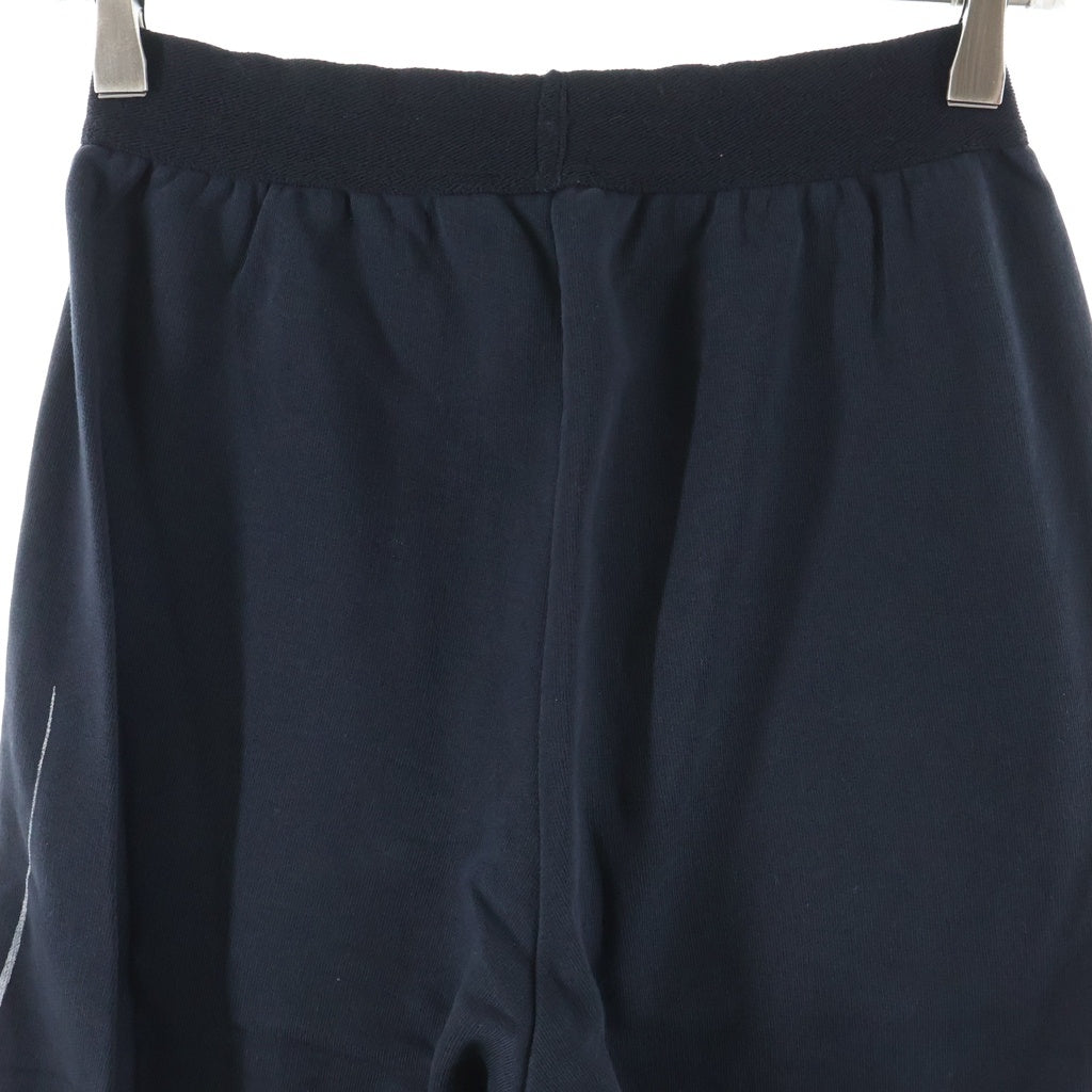 ANN DEMEULEMEESTER(アンドゥムルメステール) 10s インコントロ期 サイドプリント スウェットパンツ ジョガーパンツ ブラック レディース