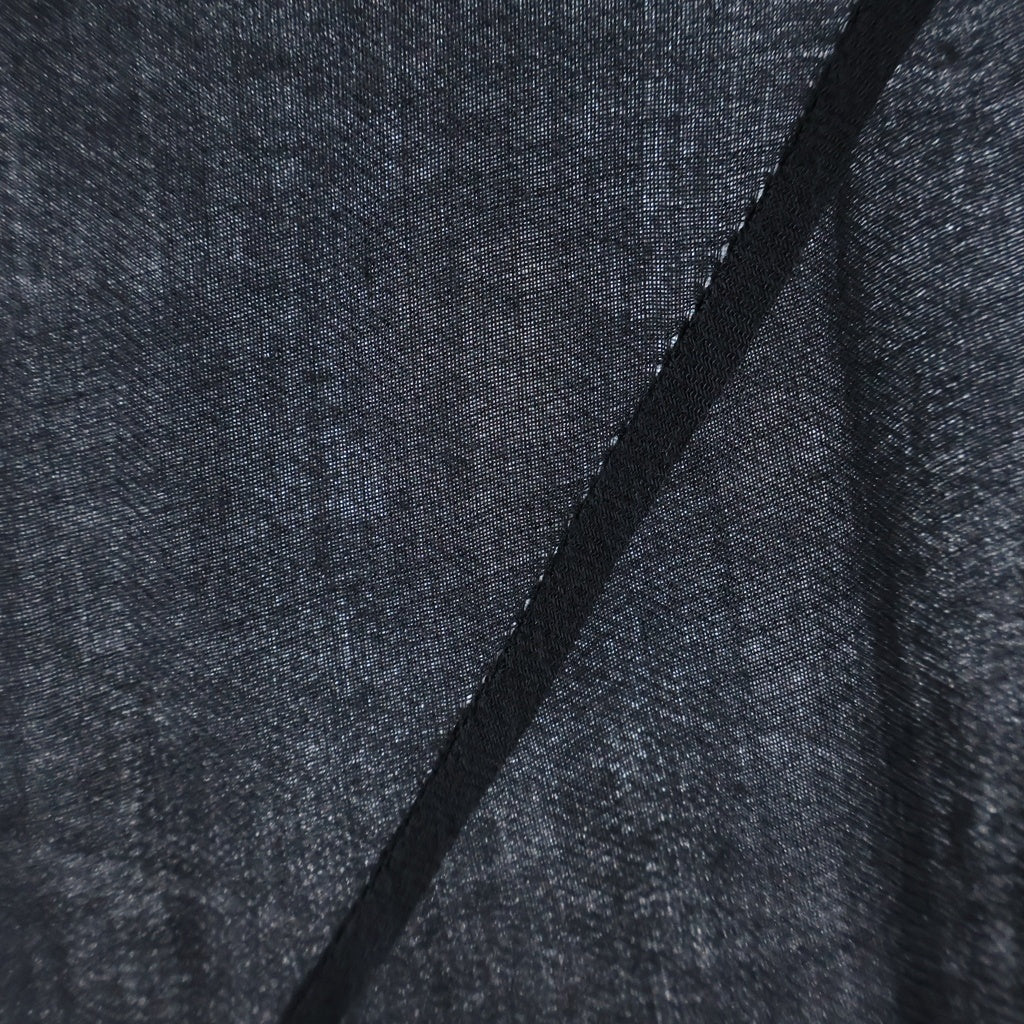 ANN DEMEULEMEESTER(アンドゥムルメステール) 10s インコントロ期 ドレープロングドレス ワンピース ノースリーブ ブラック レディース