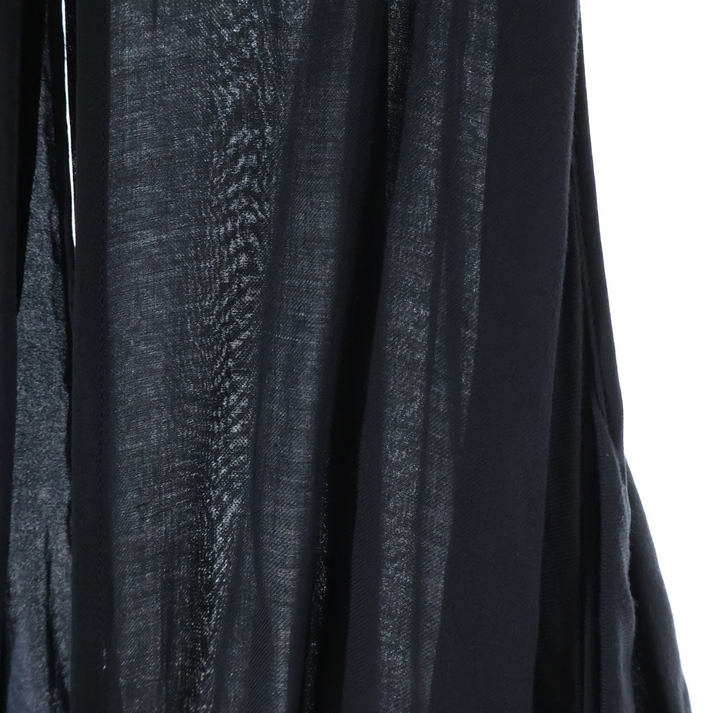 ANN DEMEULEMEESTER(アンドゥムルメステール) 10s インコントロ期 バイカラー ドッキングベスト ジレ ブラック/ネイビー レディース