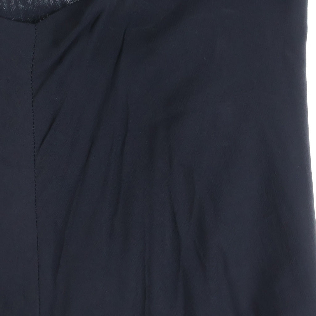 ANN DEMEULEMEESTER(アンドゥムルメステール) 00s 本人期 変形レーヨンスカート オリゾンティ期 ブラック レディース