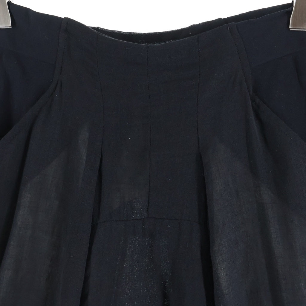 Rick Owens(リックオウエンス) 11SS archive サルエルパンツ ウエストゴム ウール ナイロン ブラック RP 8340 レディース