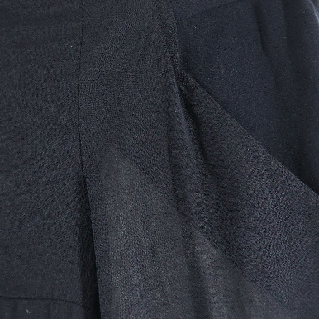 Rick Owens(リックオウエンス) 11SS archive サルエルパンツ ウエストゴム ウール ナイロン ブラック RP 8340 レディース