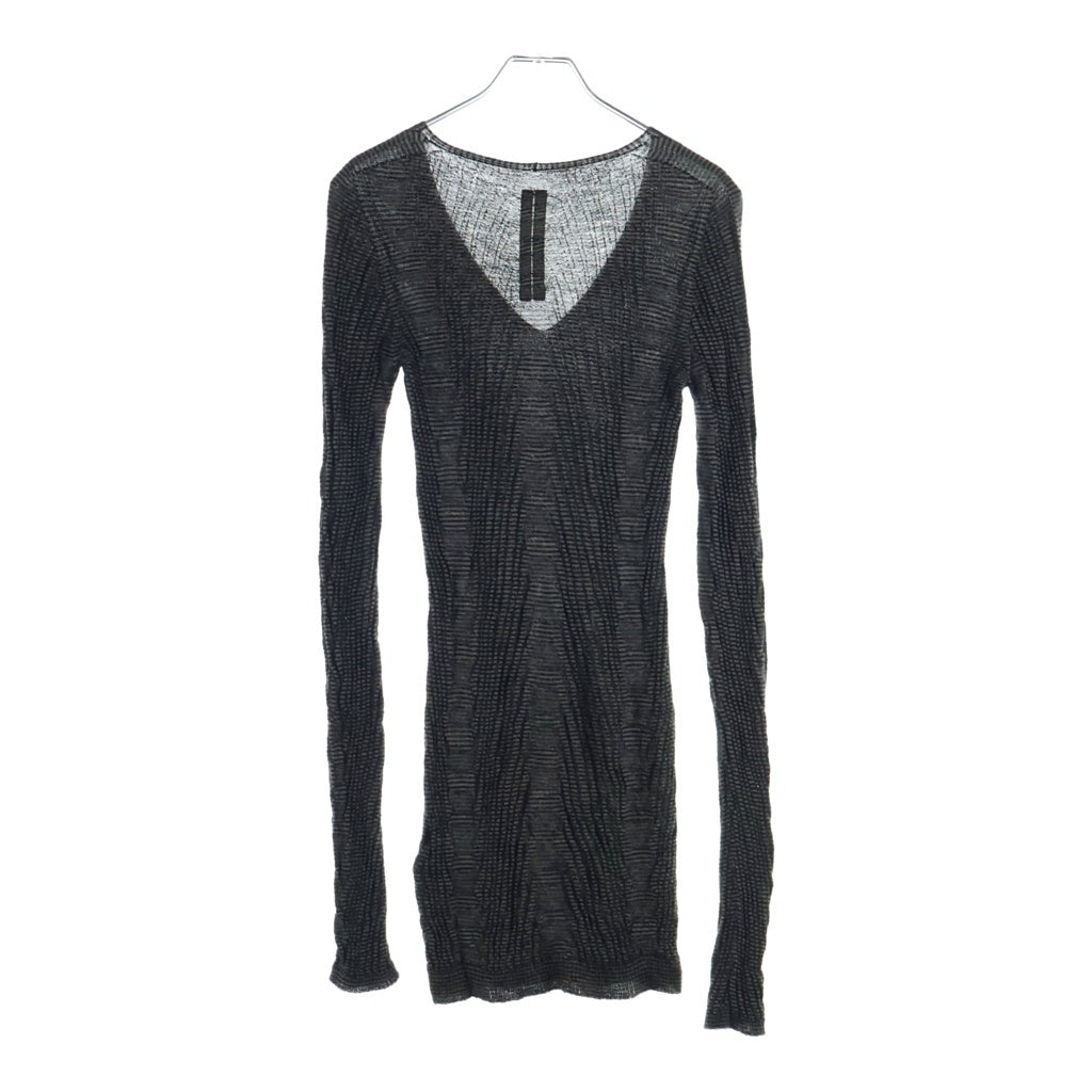 Rick Owens(リックオウエンス) 長袖ニット グレー カシミヤ RP14S4616-WS レディース