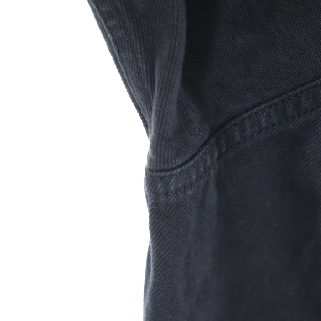 RAF SIMONS(ラフシモンズ) 22SS Oversized Solemn-X denim jacket オーバーデニムジャケット ブラック 221-723