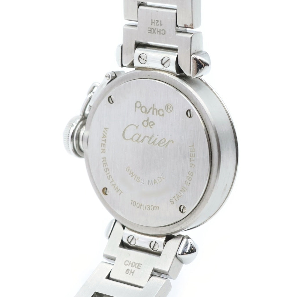 Cartier(カルティエ) ミスパシャ ピンク文字盤 SS/QZ ステンレス クォーツ 電池式 腕時計 W3140008 レディース