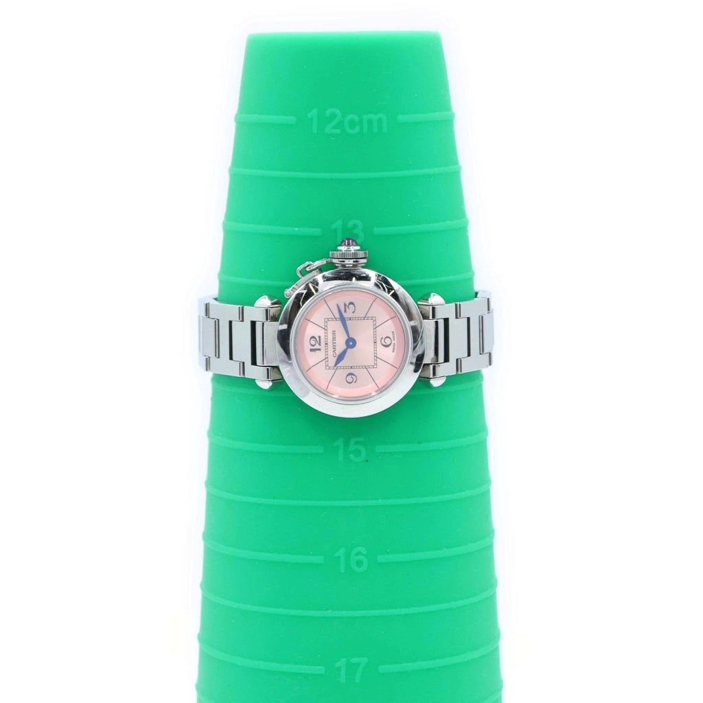 Cartier(カルティエ) ミスパシャ ピンク文字盤 SS/QZ ステンレス クォーツ 電池式 腕時計 W3140008 レディース
