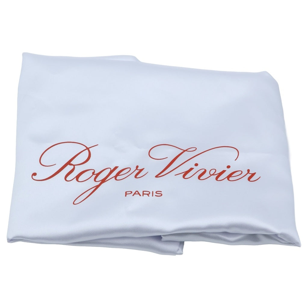 Roger Vivier(ロジェヴィヴィエ) ビジュー コットン×レーヨン ストローハット 帽子 #M ベージュ レディース
