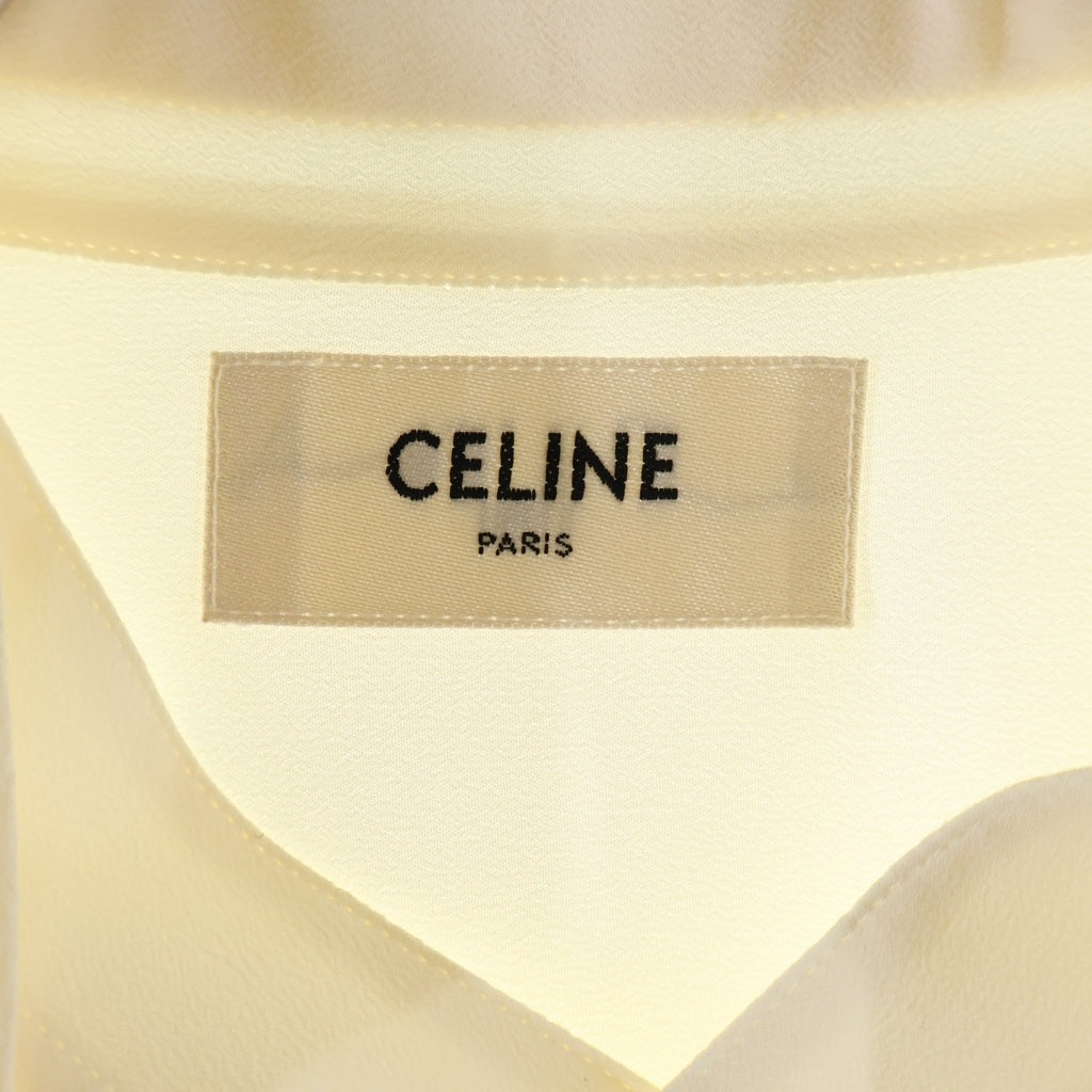 CELINE(セリーヌ) ボウタイブラウス シャツ アイボリー #38 2C712008D レディース