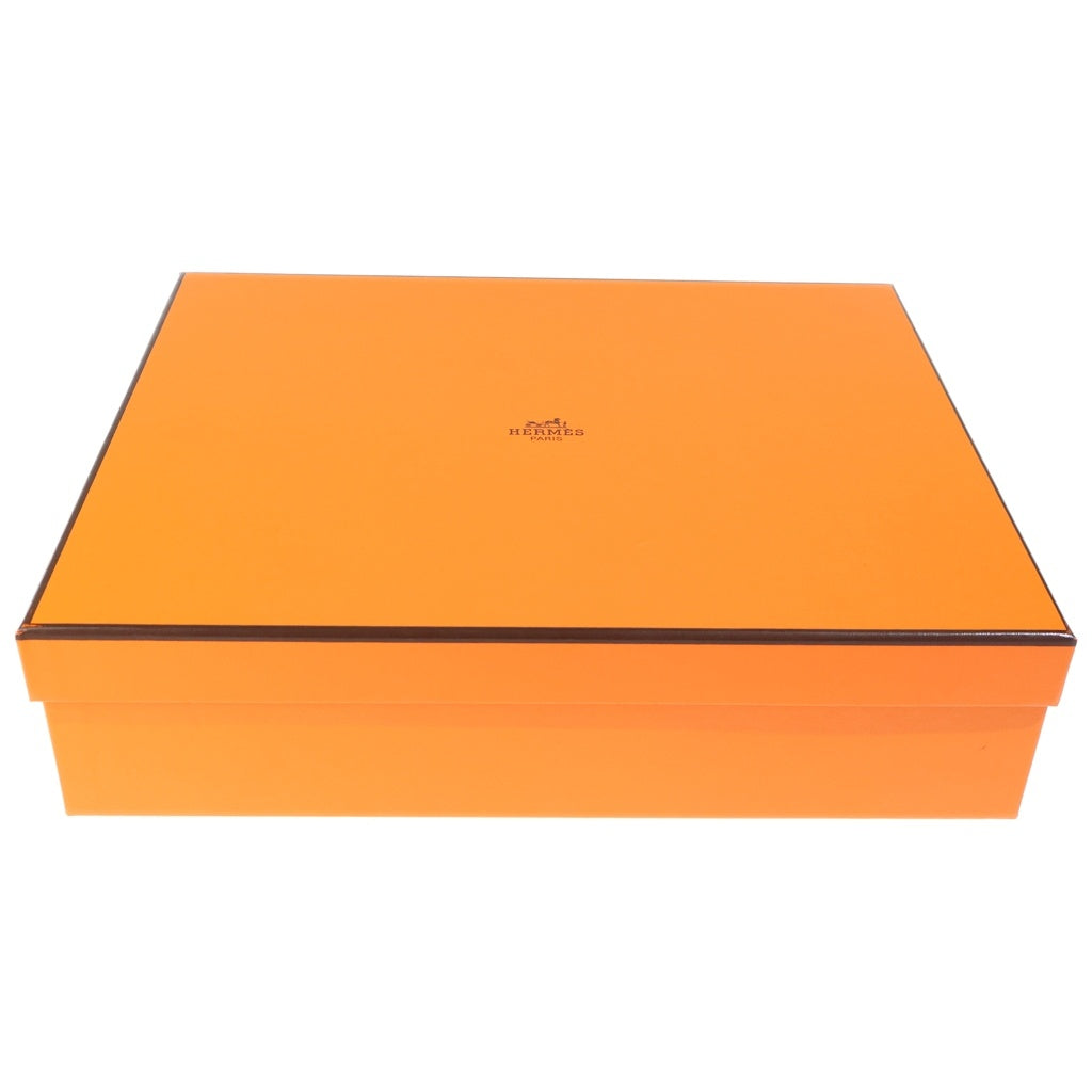 HERMES(エルメス) オラン Hロゴ カーフレザー フラットサンダル ミュール #36 エトゥープ レディース