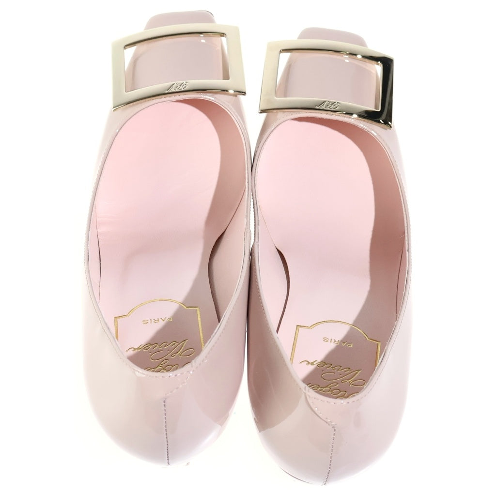 Roger Vivier(ロジェヴィヴィエ) ベル ヴィヴィエ トランペット パテントレザーパンプス シューズ ヒール RVM40015280D1PC211 レディース