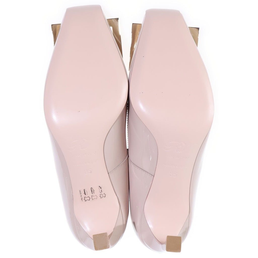 Roger Vivier(ロジェヴィヴィエ) ベル ヴィヴィエ トランペット パテントレザーパンプス シューズ ヒール RVM40015280D1PC211 レディース