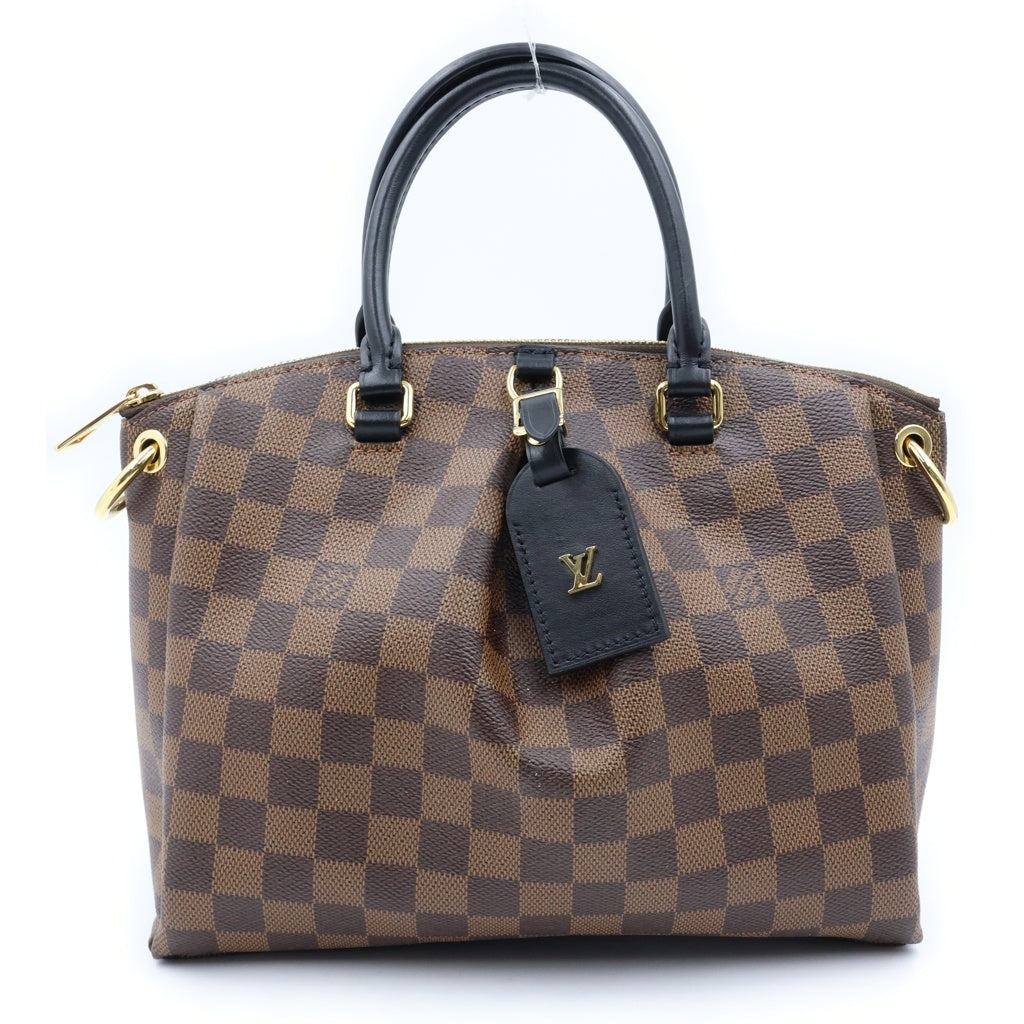 LOUIS VUITTON(ルイヴィトン) ダミエ オデオンPM PVC レザー ゴールド金具 2WAY ハンドバッグ ショルダーバッグ ICタイプ ブラウン N45282 レディース