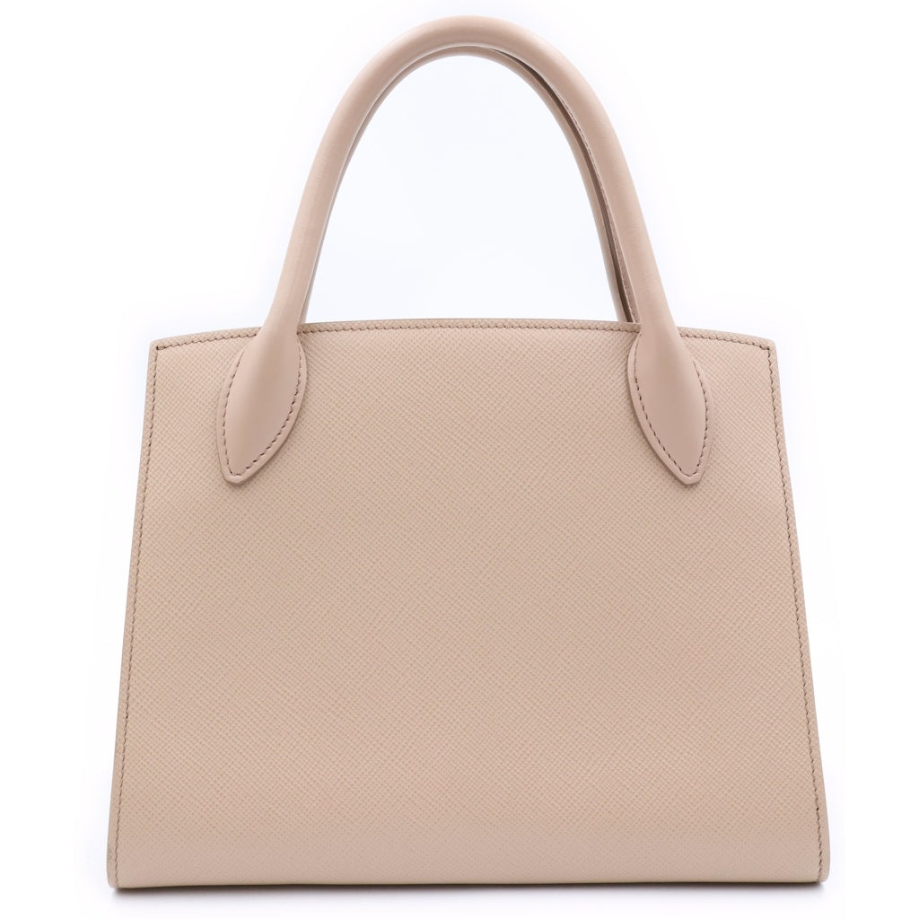 PRADA(プラダ) モノクローム スモール ハンドバック 2wayバック サフィアーノ レザー ピンク 1BA156 レディース