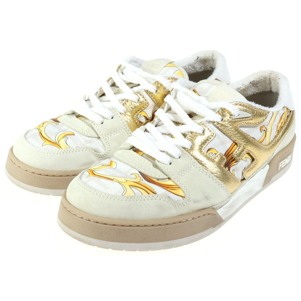 FENDI(フェンディ) FENDACE(FENDI×VERSACE) フェンダーチェ ヴェルサーチコラボ スニーカー ベージュ/ブラウン