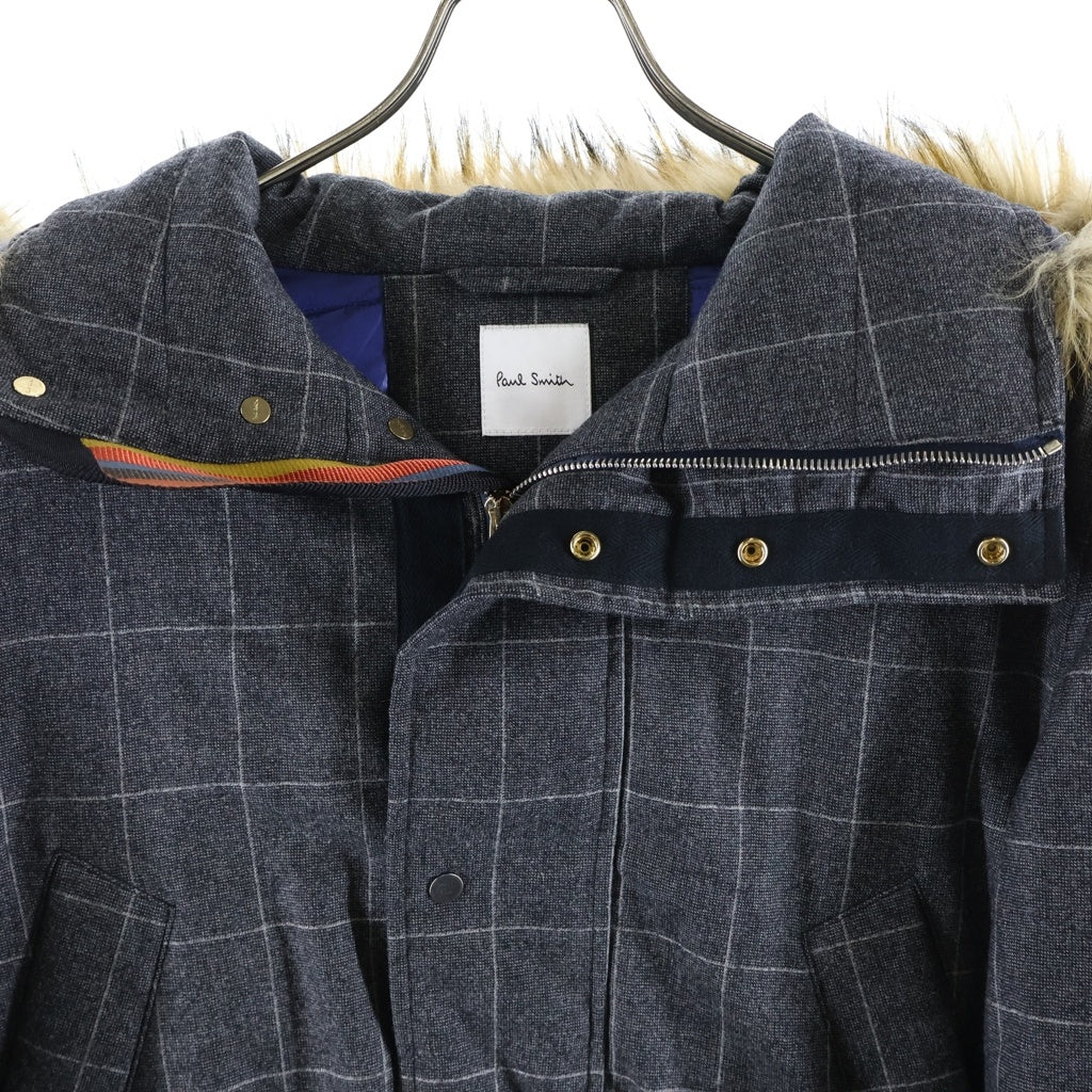 Paul Smith(ポールスミス) ダウンジャケット 長袖 アウター チェック グレー