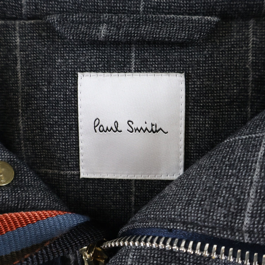 Paul Smith(ポールスミス) ダウンジャケット 長袖 アウター チェック グレー
