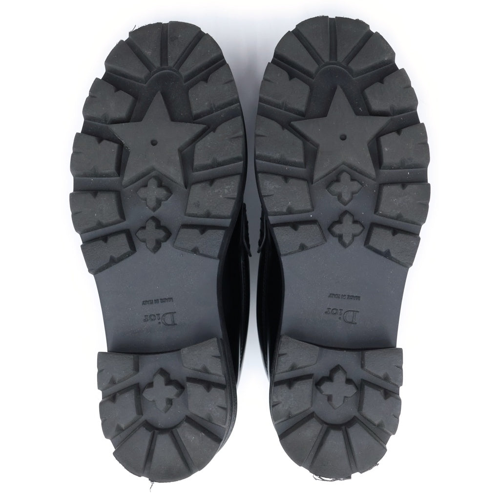 Christian Dior(クリスチャンディオール) DIOR BOY ローファー ブラック レザー KDB862ACA90037 レディース
