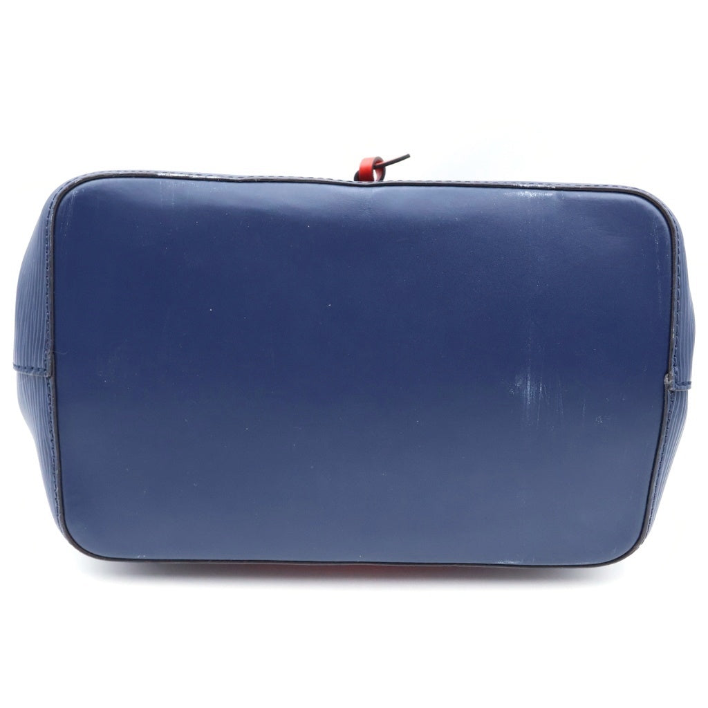 LOUIS VUITTON(ルイヴィトン) ネオノエ エピ アンディゴブルー 2WAYハンドバッグ ショルダーバッグ ネイビー×レッド エピレザー M54367 シルバー金具 レディース