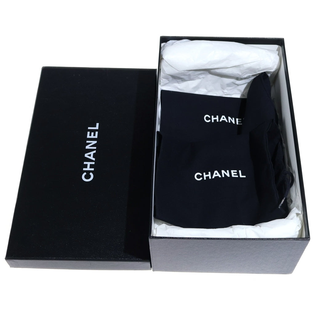 CHANEL(シャネル) ココマーク ローカットレザースニーカー ホワイト #37 レディース