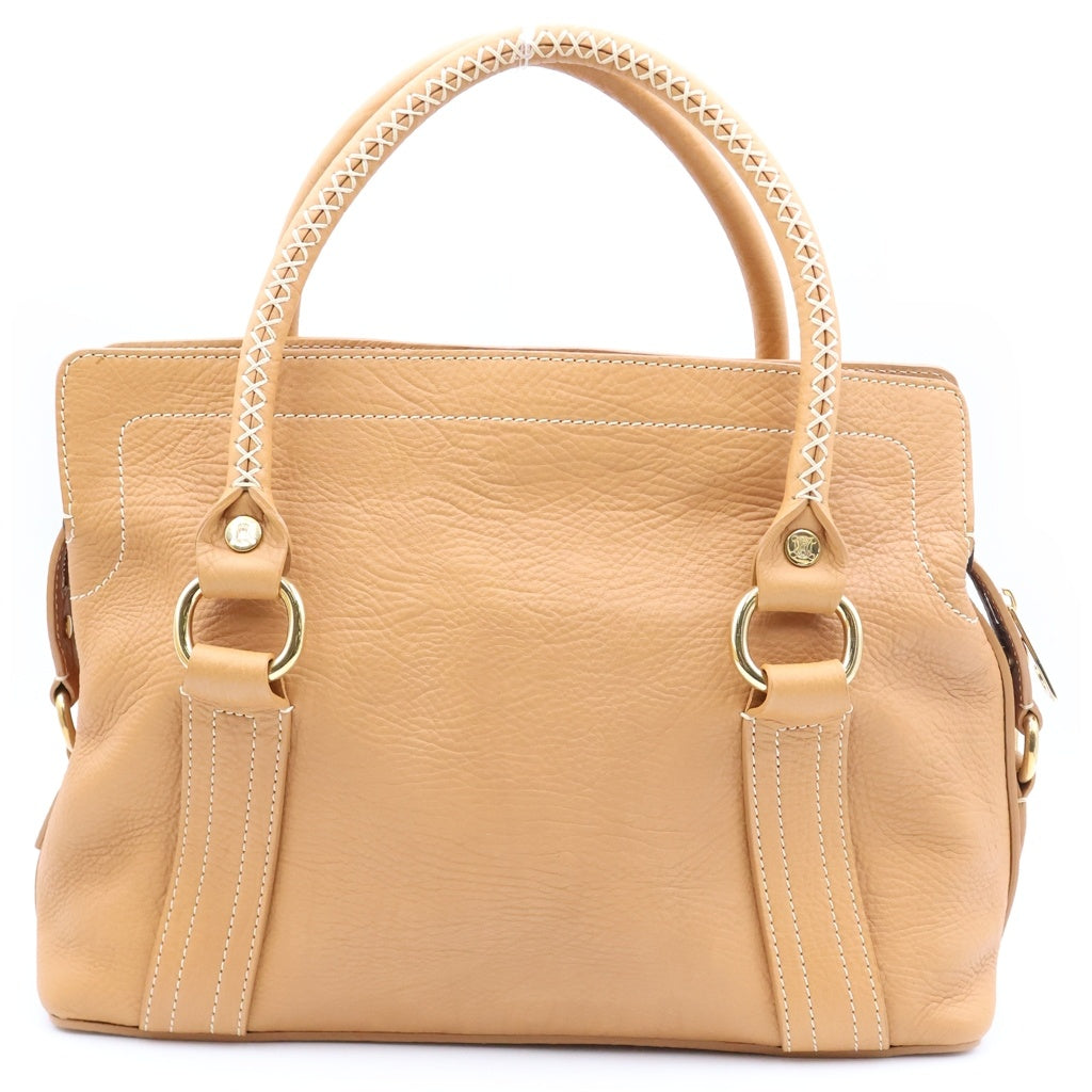CELINE(セリーヌ) ブギーバック ハンドバッグ ブラウン レザー ゴールド金具 レディース